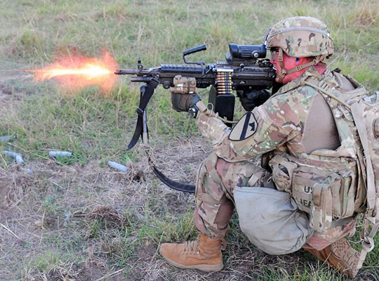 M249 5.56mm Squad Automatic Weapon (SAW)